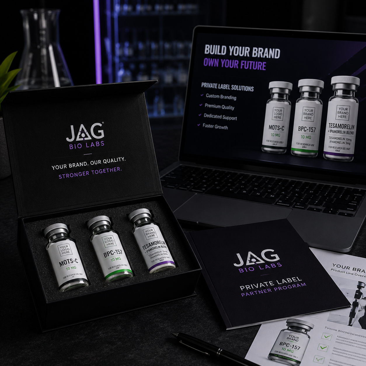 Private label peptide brand development