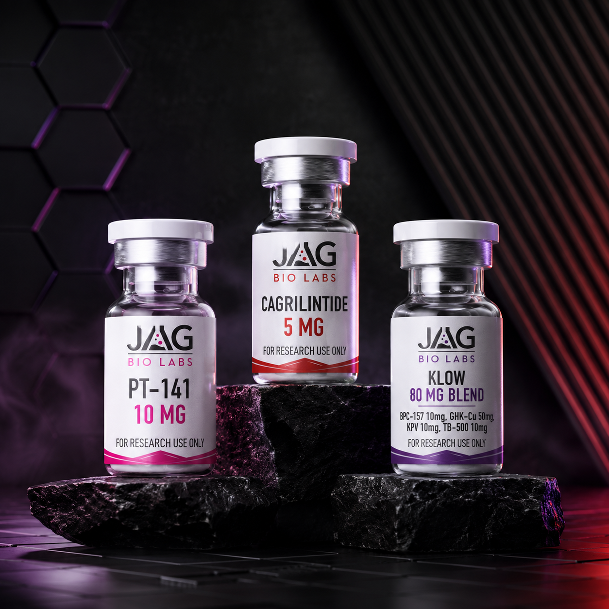 JAG Bio Labs ready-to-sell peptide products