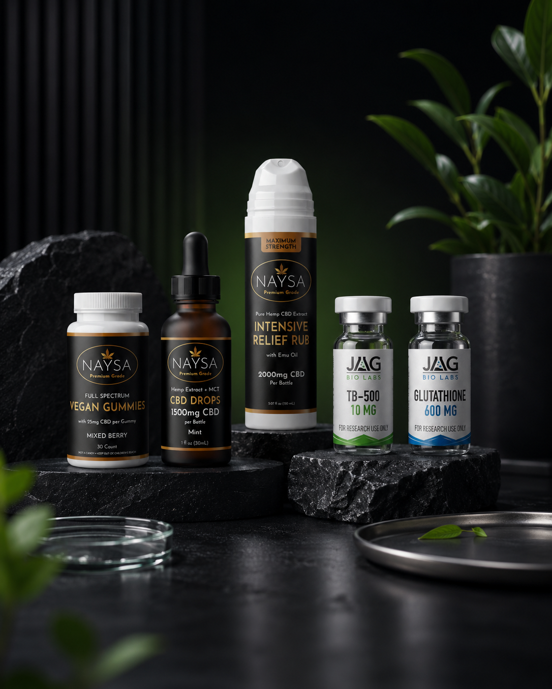 Peptide and CBD Products